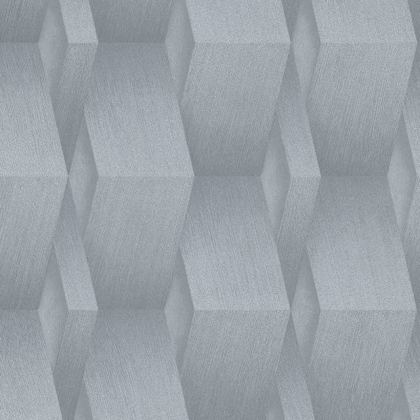 Muster 3D Tapete in grau